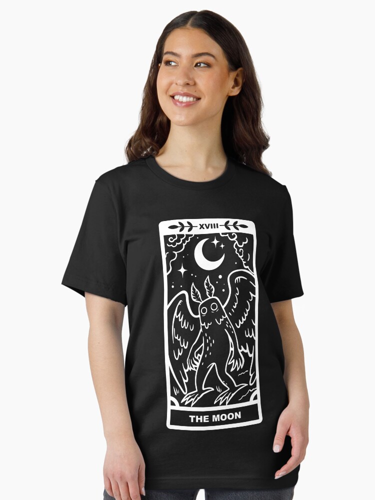 Mothman x Moon - White Lines Essential T-Shirt