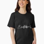 Mountain Biking Happy Face Symbols Essential T-Shirt