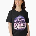 Purple Sky Dragon D20 Essential T-Shirt