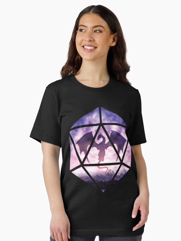 Purple Sky Dragon D20 Essential T-Shirt