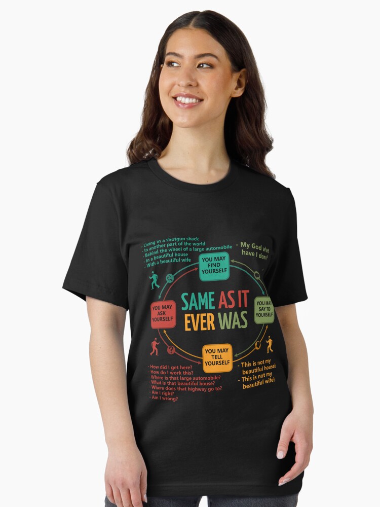 Talking Heads Once In A Lifetime Circular Flowchart Essential T-Shirt