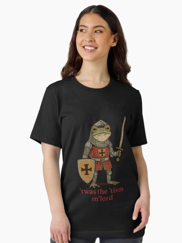 ’Twas the ’Tism, M’Lord | Medieval Frog Knight Meme Essential T-Shirt