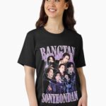 Bangtan Sonyeondan Retro BTS Essential T-Shirt