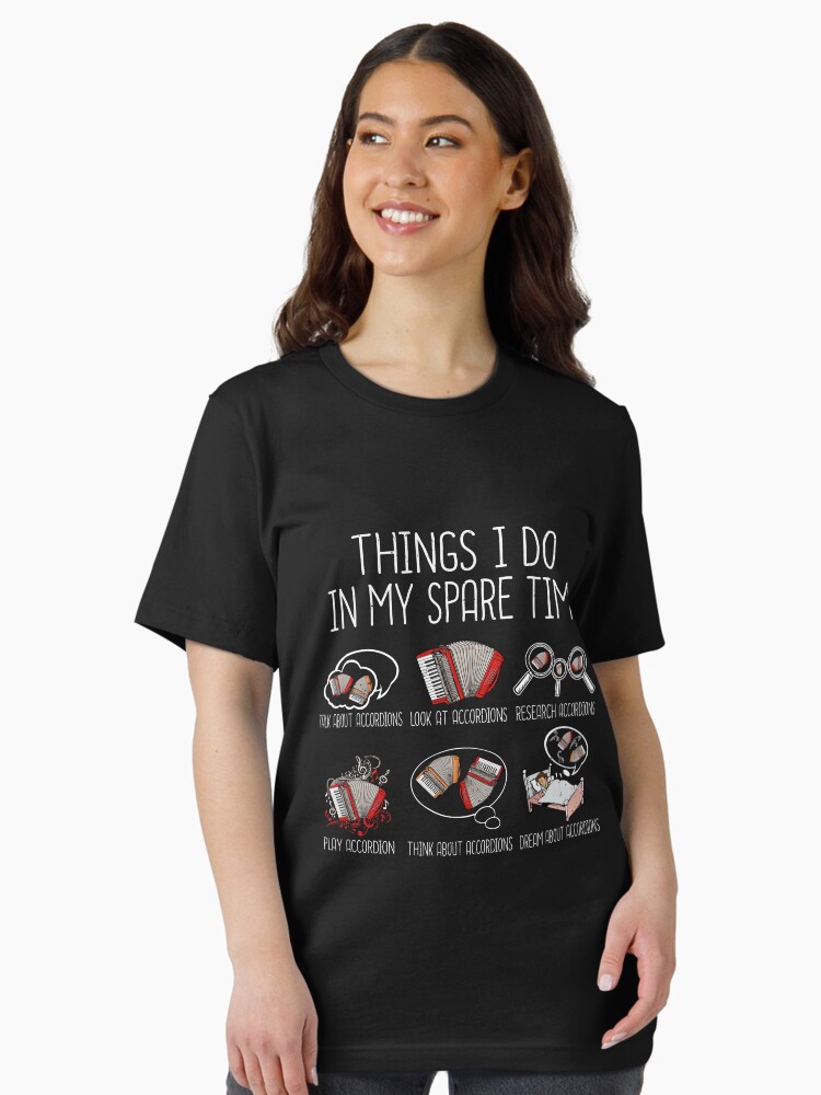 Accordion Player Gift Men Folk Music Lover Accordion Essential T-Shirt