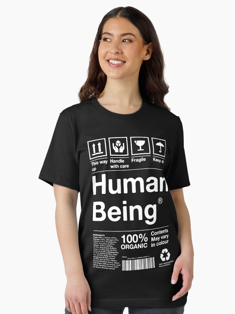 Human Being Ingredients List Essential T-Shirt