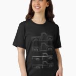 Evolution of the Ford Pickup (1948-1971) - stencil Essential T-Shirt