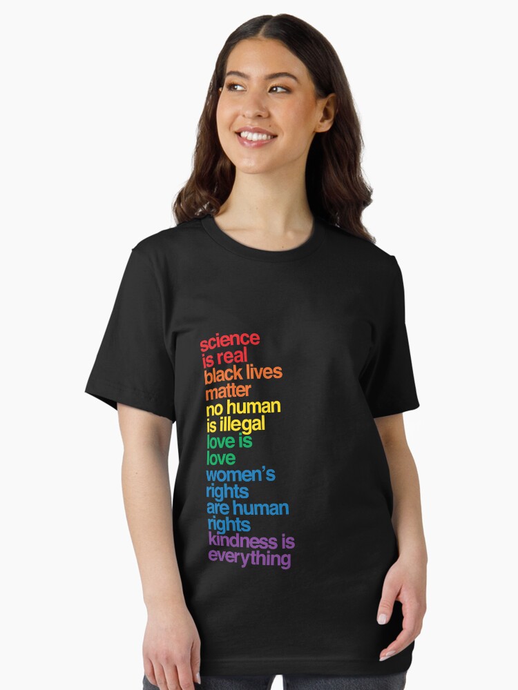 Science is Real Black Lives Matter Essential T-Shirt