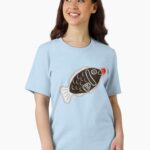 Sushi Soy Fish Pattern in Blue Essential T-Shirt