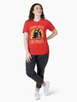 Think Fasta Eat Pasta - Funny Hungry Cat Essential T-Shirt