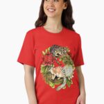 Quoll and Numbat Australian Christmas Wreath Essential T-Shirt