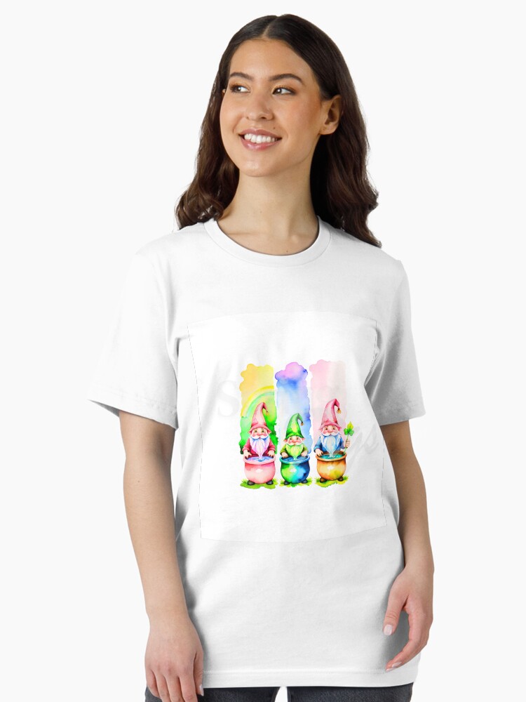 Magical Gnomes Stir Rainbow Cauldrons Essential T-Shirt