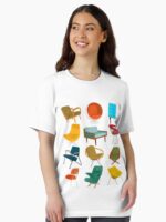 Mid Century Modern Chair Collection Essential T-Shirt