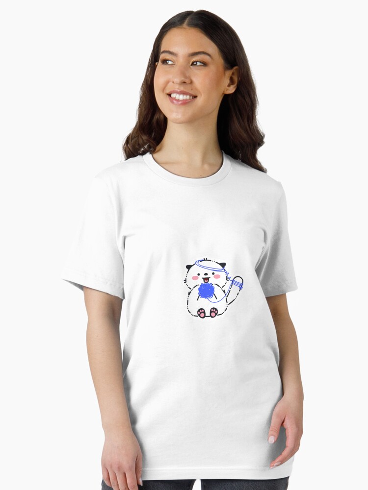 Cute Knitting Otter Sticker | Orli Character Essential T-Shirt