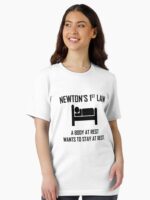 Newton's First Law- Funny Physics Joke Essential T-Shirt