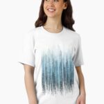 Grunge Dripping Turquoise Misty Forest Essential T-Shirt