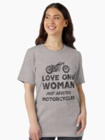 Love One Woman And Several Motorcycles Essential T-Shirt