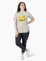Hello Sunshine! - Orange Bird (green background) Essential T-Shirt