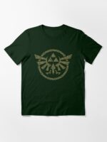 The Legend of Zelda Tribal Triforce Gold Hyrule Front & Back Essential T-Shirt