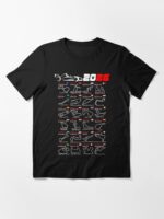 Calendar Formula race cars 2026 named circuits v2 Essential T-Shirt