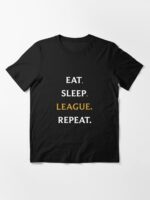 Eat Sleep League Repeat Gamer Life LoL Essential T-Shirt