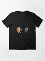 Hedgehog Archery Archer Bowman Bowhunter Bow And Arrow Hobbyist Target Shooting Essential T-Shirt