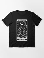 Mothman x Moon - White Lines Essential T-Shirt