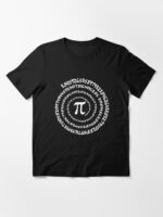 Pi Spiral Math Student Teacher Pi Day Art Pi Gear Essential T-Shirt
