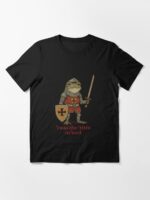 ’Twas the ’Tism, M’Lord | Medieval Frog Knight Meme Essential T-Shirt