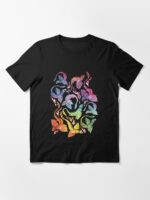 Dragon fire dark rainbow Essential T-Shirt