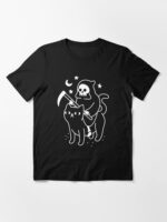 Death Rides A Black Cat Essential T-Shirt