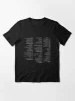 RegEx Cheat Sheet - Linux Geek Humor Essential T-Shirt