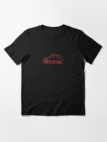 Citroën 2CV Citroen 2CV Deux Chevaux Red Essential T-Shirt