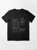 Dad Stats - Character Sheet - White Essential T-Shirt