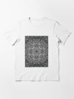 Midnight Obsidian Hand-Drawn Intricate Mandala Essential T-Shirt