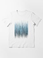 Grunge Dripping Turquoise Misty Forest Essential T-Shirt