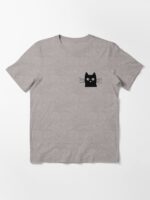 Black Cat Face Essential T-Shirt