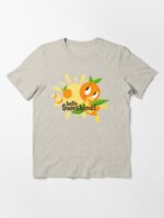 Hello Sunshine! - Orange Bird (green background) Essential T-Shirt