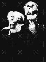 Statler and Waldorf Middle Finger Unisex T-Shirt - Image 7