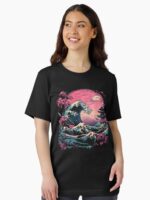Synthwave Traditional Japanese Wave Unisex T-Shirt