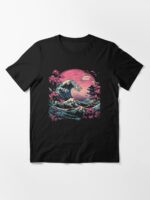 Synthwave Traditional Japanese Wave Unisex T-Shirt