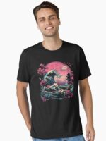 Synthwave Traditional Japanese Wave Unisex T-Shirt