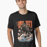 The Black Sushi Dragon Unisex T-Shirt