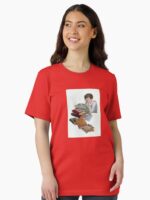 The book worm and her favorite book Unisex T-Shirt