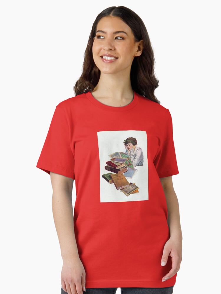 The book worm and her favorite book Unisex T-Shirt