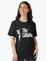 The Catfather Father Of Cats Funny Cat Dad Unisex T-Shirt - Image 2