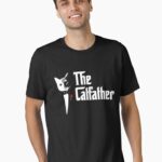 The Catfather Father Of Cats Funny Cat Dad Unisex T-Shirt