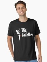 The Catfather Father Of Cats Funny Cat Dad Unisex T-Shirt