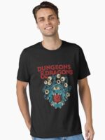 The Dungeons And dragons Retro Wave Unisex T-Shirt - Image 2