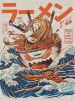 The Great Ramen off Kanagawa Unisex T-Shirt