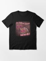 The horrors persist but so do I hamster word art Unisex T-Shirt - Image 3